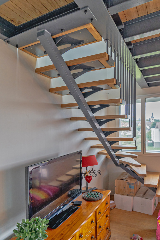 Création d'un escalier pour une mezzanine